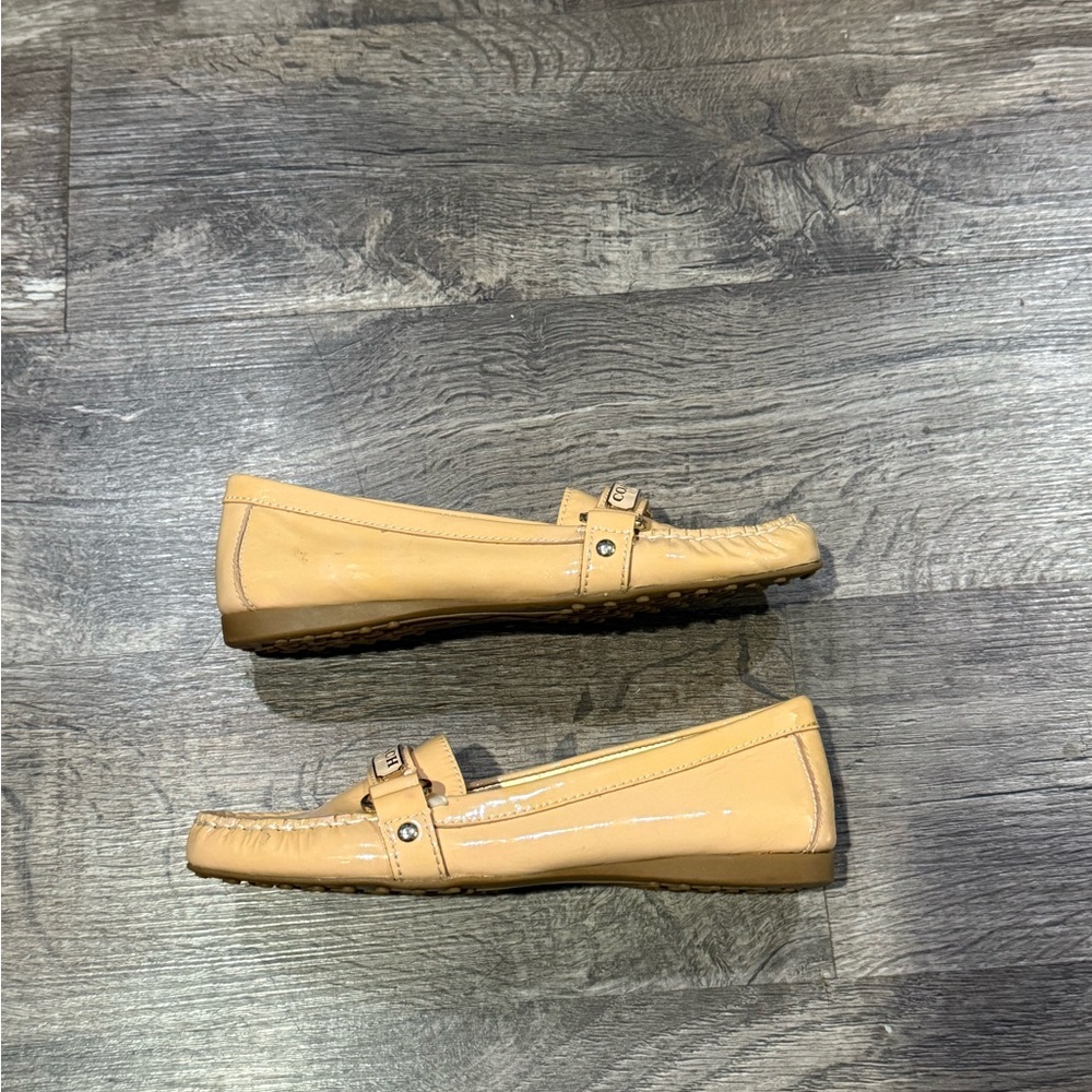 Coach Tan Leather Loafers